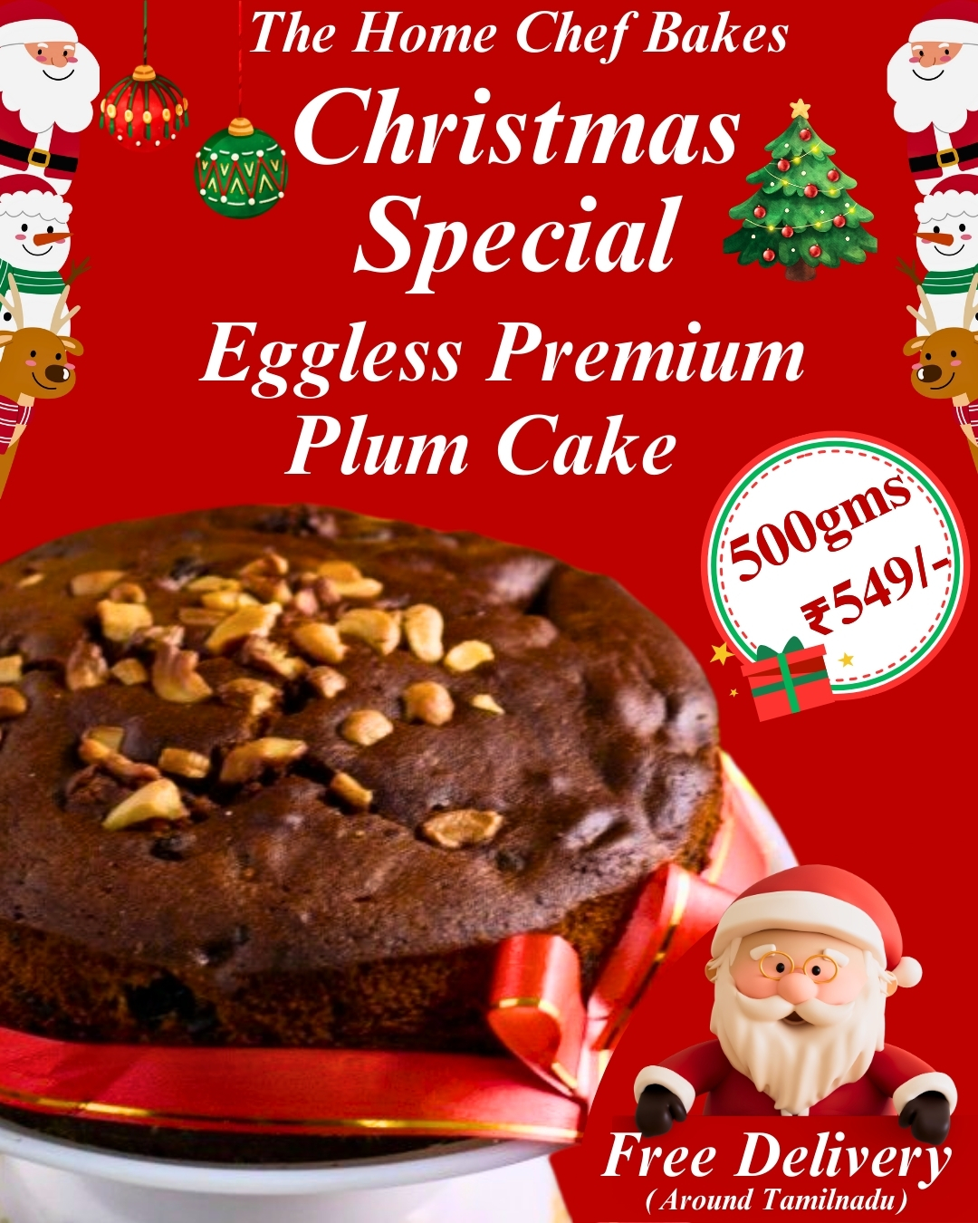 Fruit Based Plum Cake