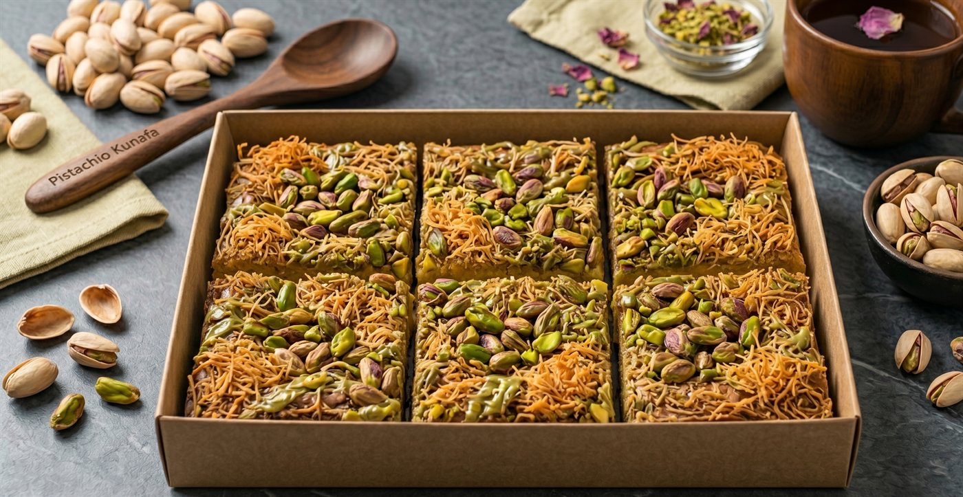 Pistachio X — eggless blondie by The Home Chef Bakes Chennai
