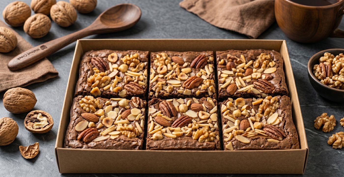 Walnut Mode — eggless brownie by The Home Chef Bakes Chennai